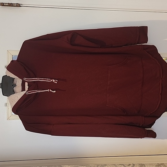 Maurices women's fleece hooded sweatshirt size large - Picture 1 of 7